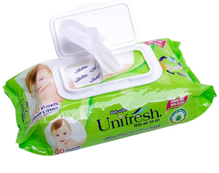 Combo 6 Khăn Ướt Unifresh Aloevera 80M (80 Miếng)