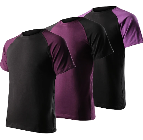 COMBO 3 ÁO THUN NAM PHỐI MÀU - 100% COTTON 4 CHIỀU