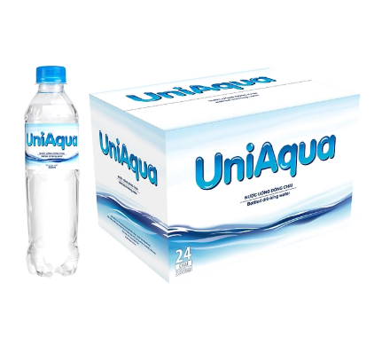 Nước uống đóng chai UniAqua - Thùng 24 chai 350ml