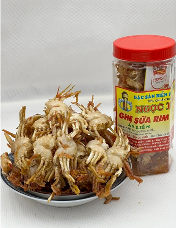 Đặc sản Phan Thiết - Ghẹ Sữa Rim Gói 50 Gram OCOP 4 Sao