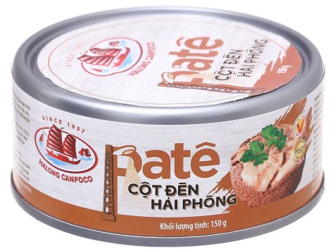 Pate thịt đóng hộp cột đèn Hải Phòng Hạ Long 150g
