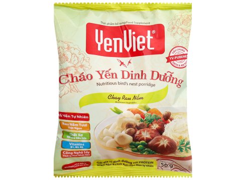 Cháo yến chay rau nấm Yến Việt gói 50g