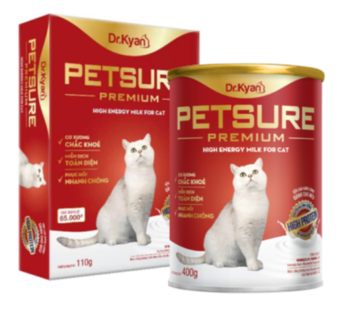 Sữa Dr.Kyan Petsure Premium 400g dành cho chó mèo