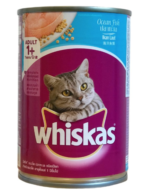 Pate Whiskas cho mèo vị cá biển lon 80g